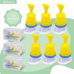 Anti Choking Device for School, Portable Choking Rescue Airway Assist Device, First Aid De-Choking Device for Kids Home Kit-6 Pcs S/XS